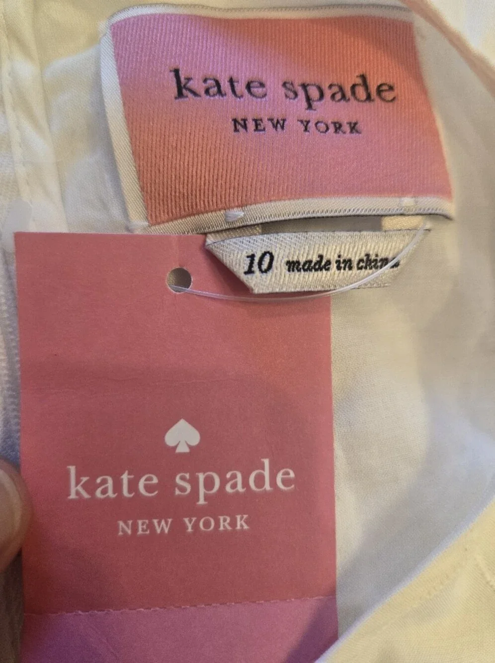 NWT Kate Spade Eyelet Dress, 10